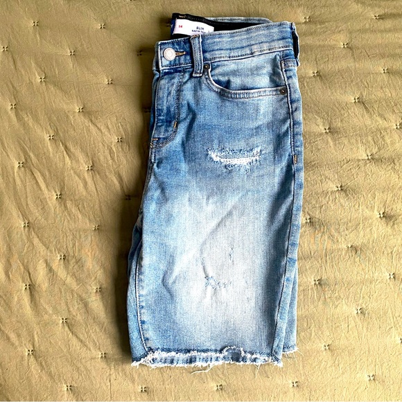 Old Navy boys 14 slim denim cutoffs - Picture 2 of 4